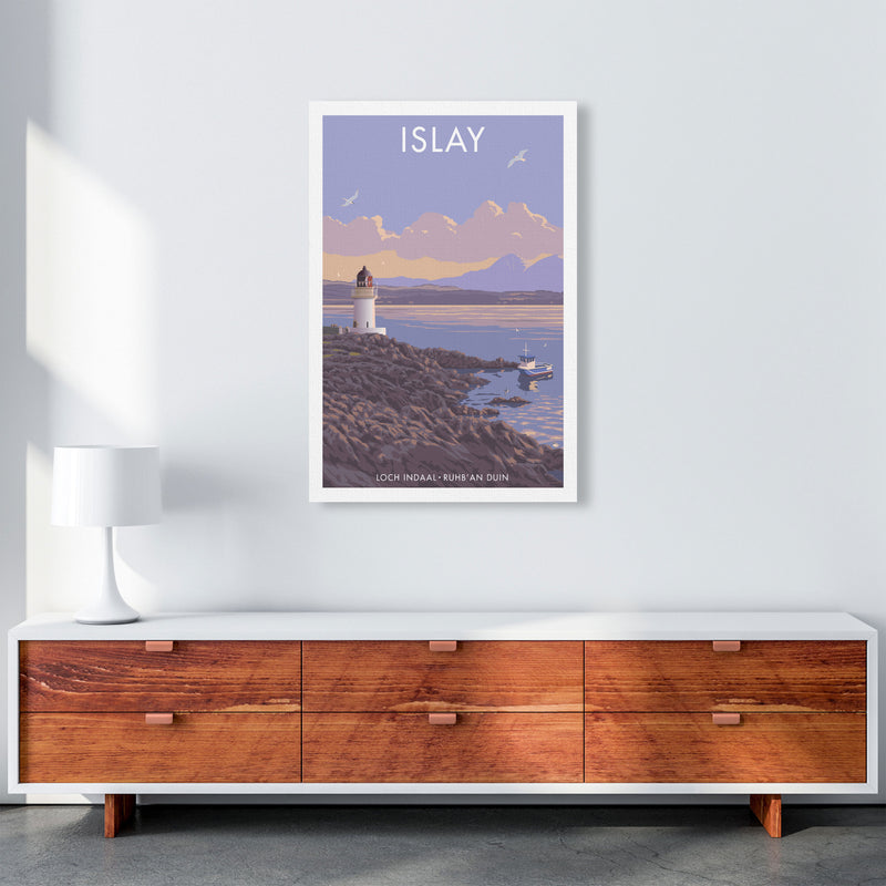 Loch Indaal Islay Travel Art Print by Stephen Millership A1 Canvas