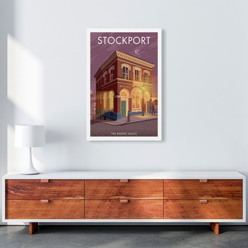 Baker's Vaults Stockport Travel Art Print by Stephen Millership A1 Canvas