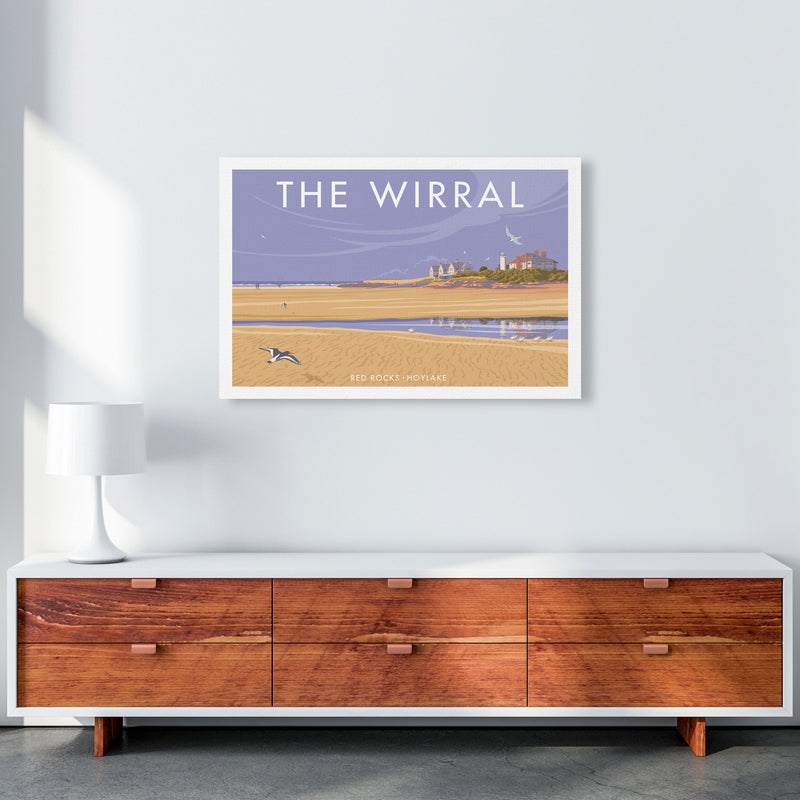 Redrocks Wirral Travel Art Print by Stephen Millership A1 Canvas