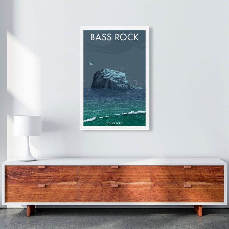 Scotland Bass Rock Art Print by Stephen Millership A1 Canvas
