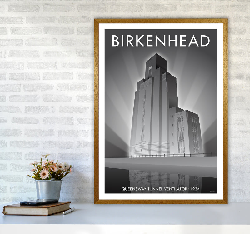 Birkenhead Queensway Tunnel Travel Art Print By Stephen Millership A1 Print Only