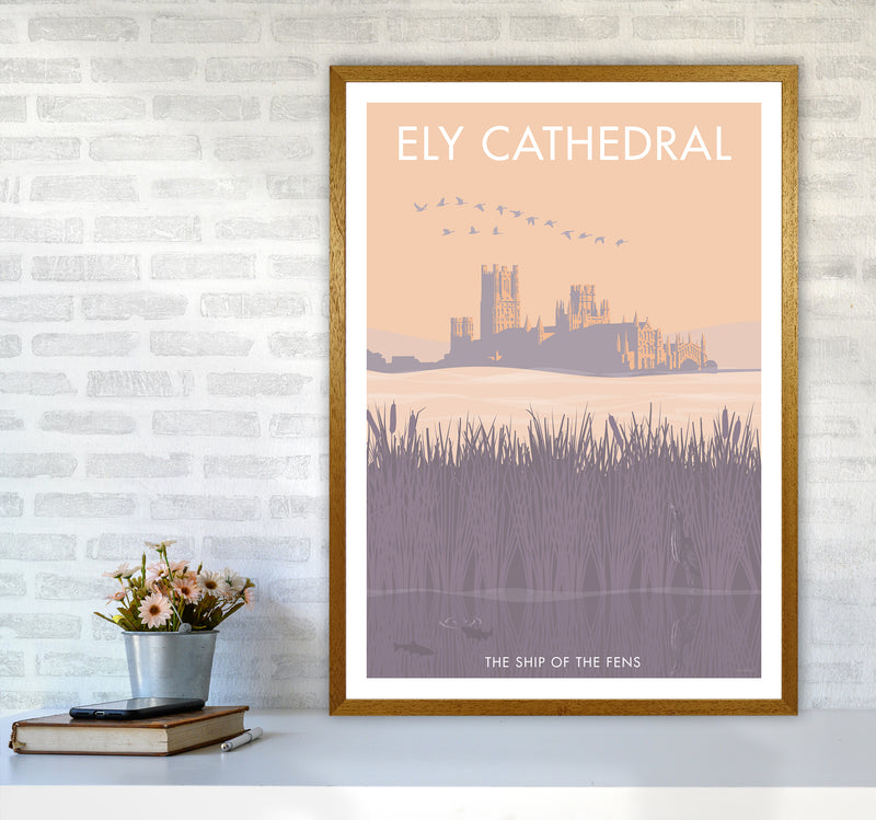 Ely Travel Art Print By Stephen Millership A1 Print Only