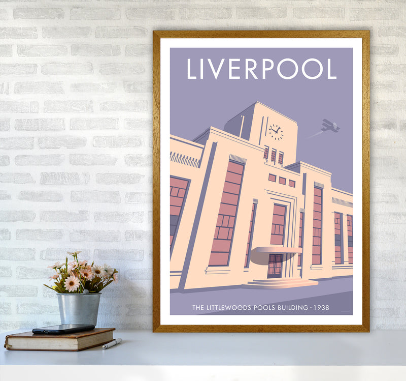 Liverpool Littlewoods Travel Art Print By Stephen Millership A1 Print Only