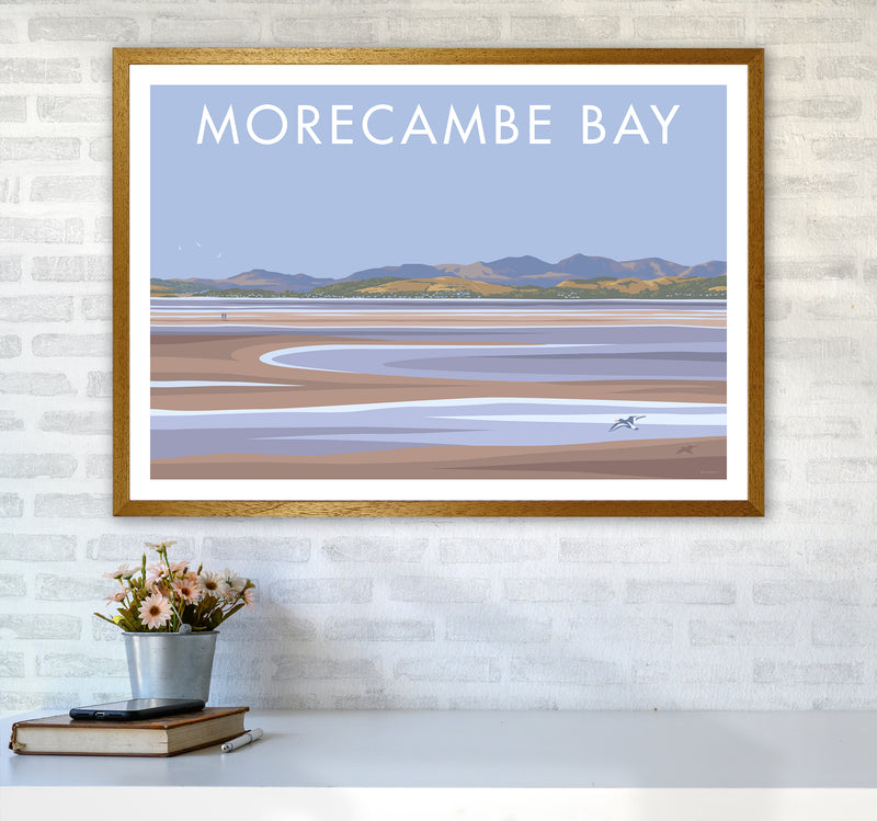 Morecambe Bay Travel Art Print By Stephen Millership A1 Print Only