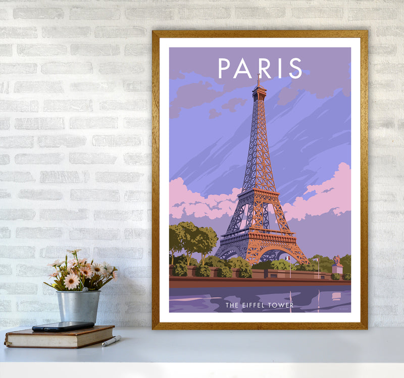 Paris Travel Art Print By Stephen Millership A1 Print Only