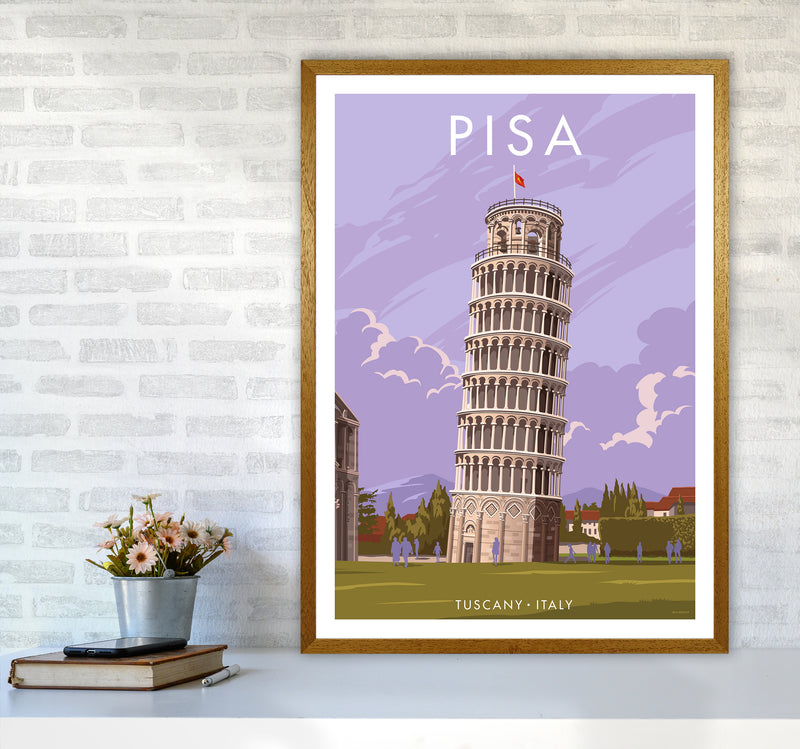 Pisa Travel Art Print By Stephen Millership A1 Print Only