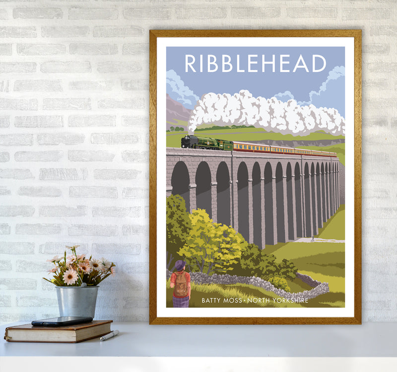 Ribblehead Travel Art Print By Stephen Millership A1 Print Only