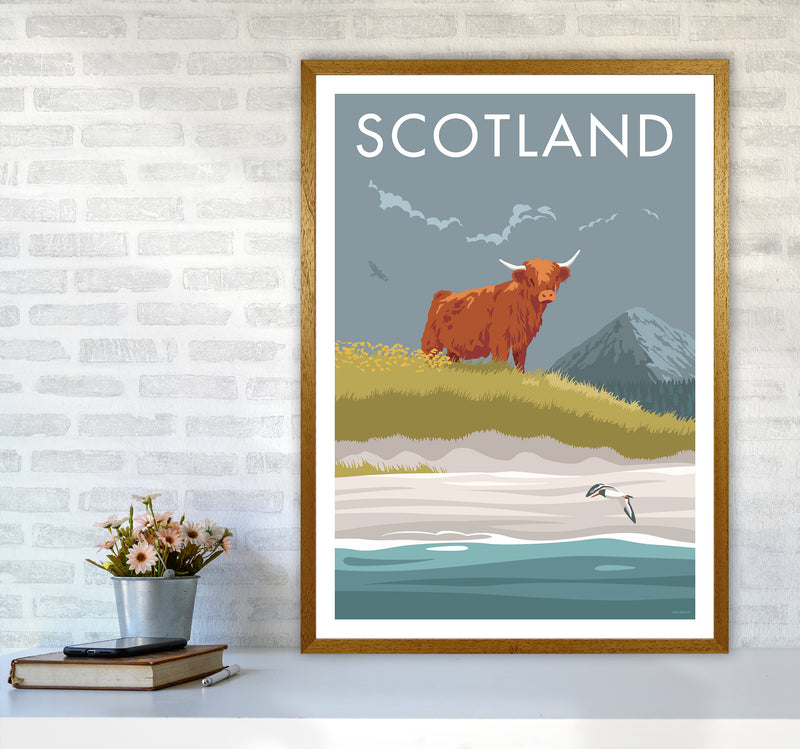 Scotland Angus Travel Art Print By Stephen Millership A1 Print Only
