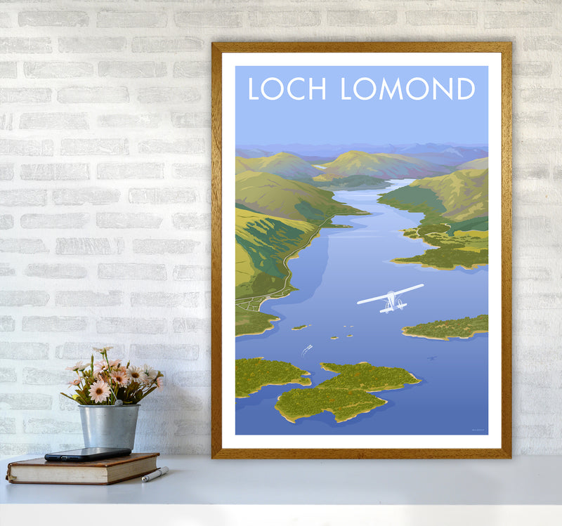 Scotland Loch Lomond Travel Art Print By Stephen Millership A1 Print Only