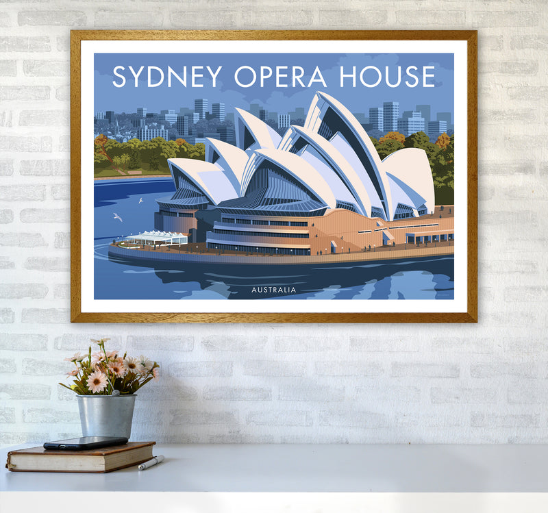Sydney Opera House Travel Art Print By Stephen Millership A1 Print Only