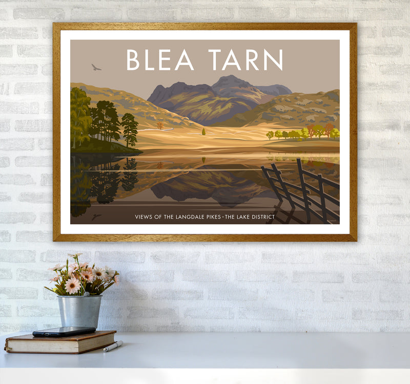 The Lakes Blea Tarn Travel Art Print By Stephen Millership A1 Print Only