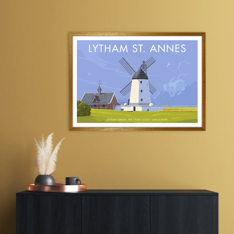Lytham Windmill Art Print by Stephen Millership A1 Print Only