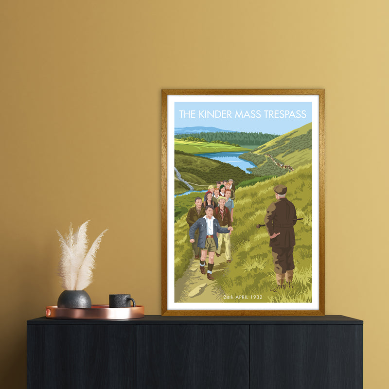 The Peak District Kinder Trespass Art Print by Stephen Millership A1 Print Only