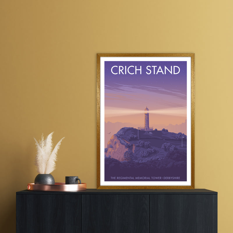 Derbyshire Crich Stand Art Print by Stephen Millership A1 Print Only