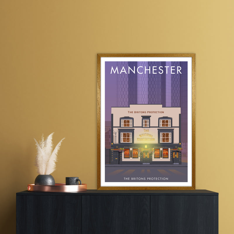 Manchester Britons Protection Art Print by Stephen Millership A1 Print Only