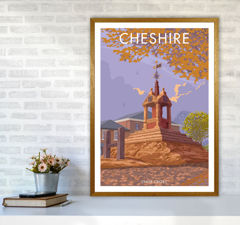 Cheshire Lymm Travel Art Print by Stephen Millership A1 Print Only