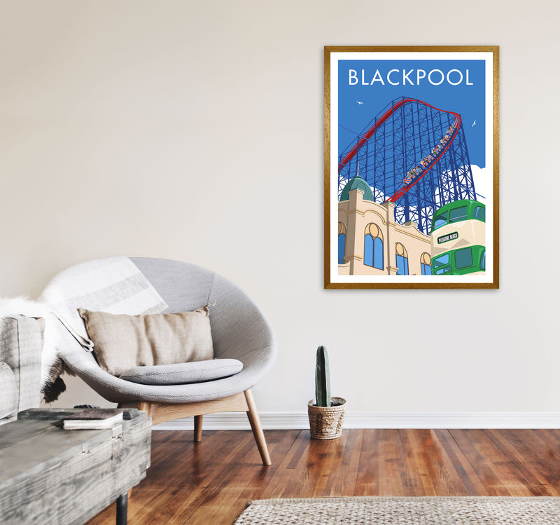 Blackpool by Stephen Millership A1 Print Only