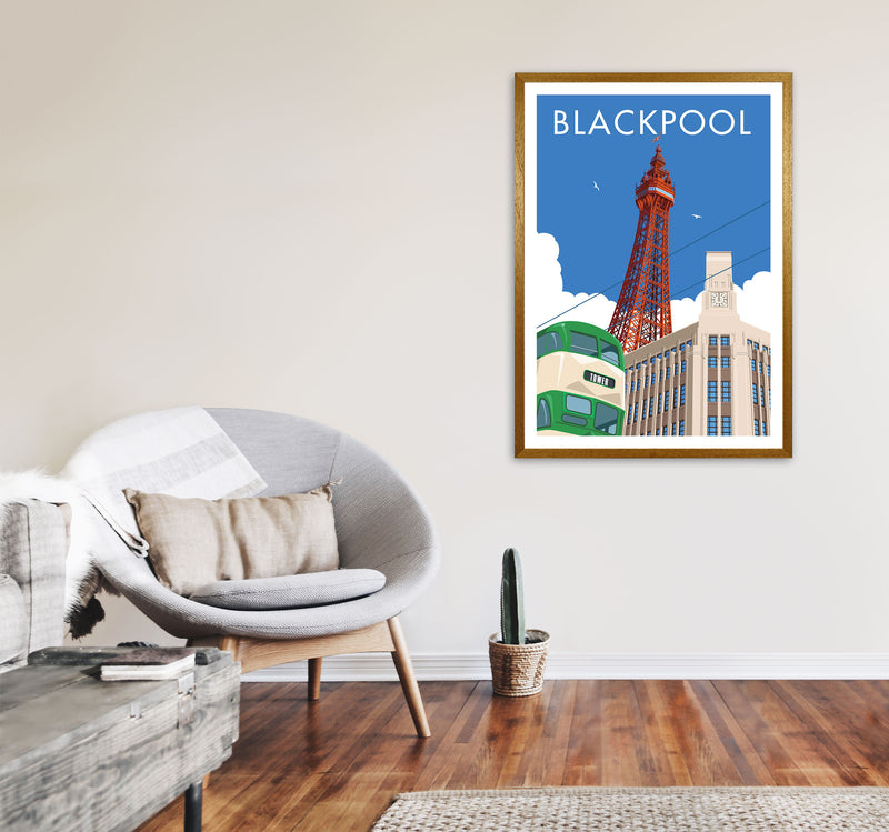 Blackpool by Stephen Millership A1 Print Only