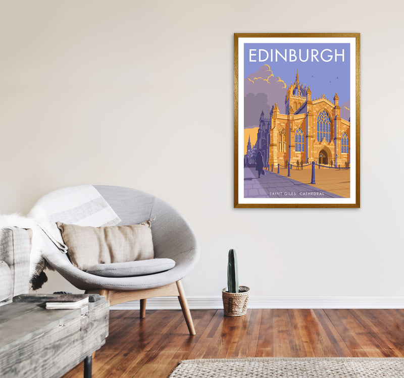 Edinburgh by Stephen Millership A1 Print Only