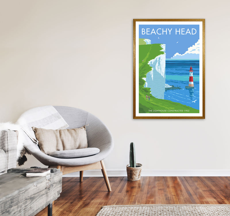 Beachy Head by Stephen Millership A1 Print Only