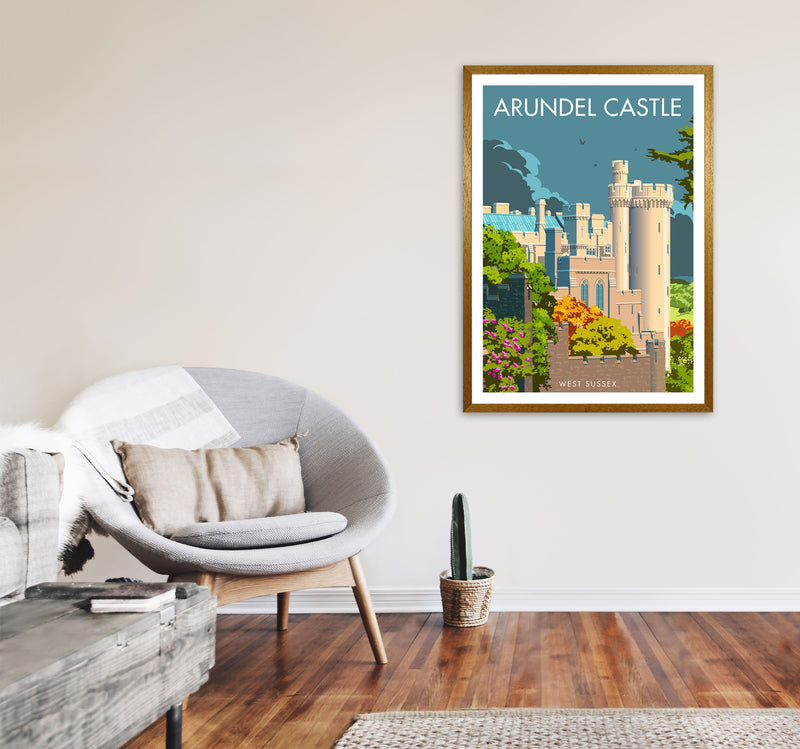 Arundel Castle Sussex Art Print by Stephen Millership A1 Print Only