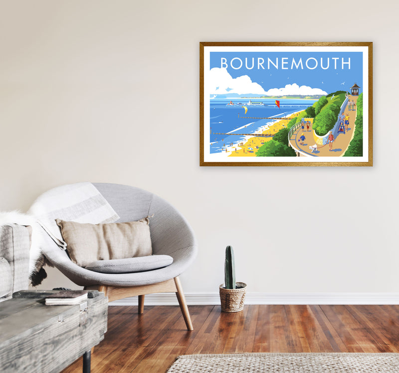 Bournemouth Framed Digital Art Print by Stephen Millership A1 Print Only