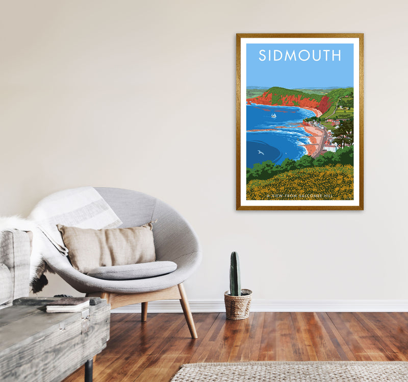 Sidmouth Art Print by Stephen Millership A1 Print Only