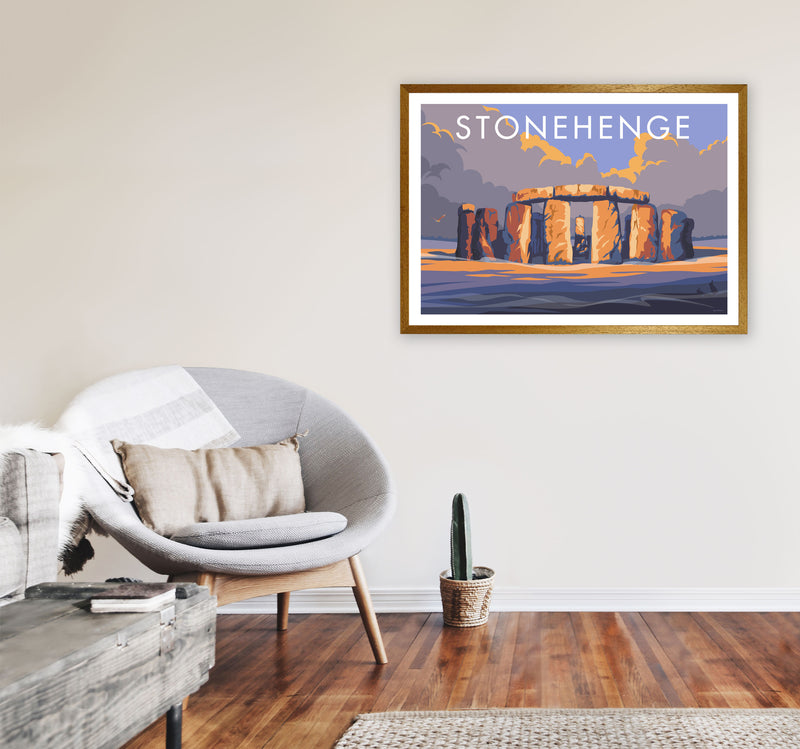 Stonehenge by Stephen Millership A1 Print Only