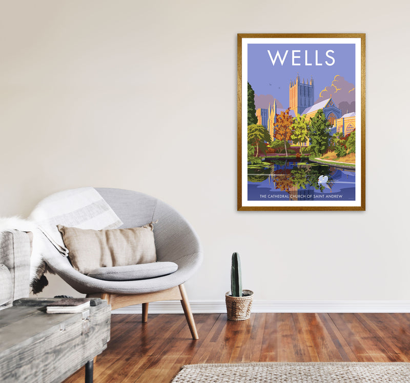 Wells Art Print by Stephen Millership A1 Print Only