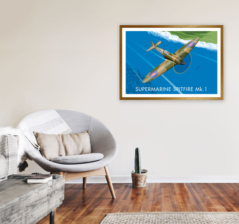 Supermarine Spitfire by Stephen Millership A1 Print Only