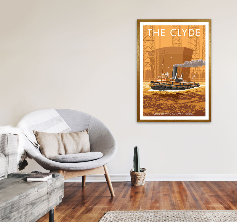 The Clyde Art Print by Stephen Millership A1 Print Only