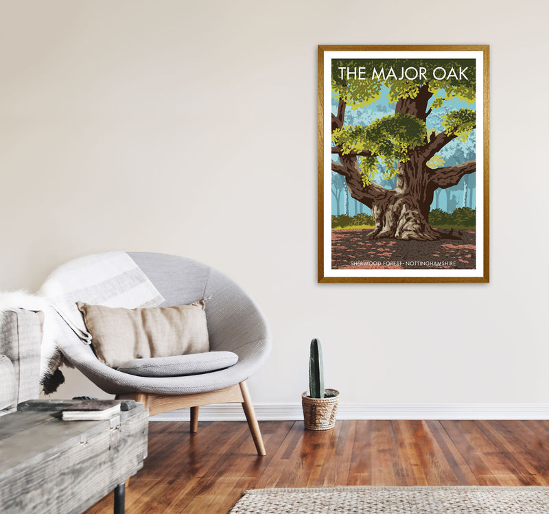 The Major Oak Art Print by Stephen Millership A1 Print Only