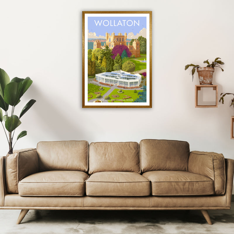 Nottingham Wollaton Hall Art Print by Stephen Millership A1 Print Only
