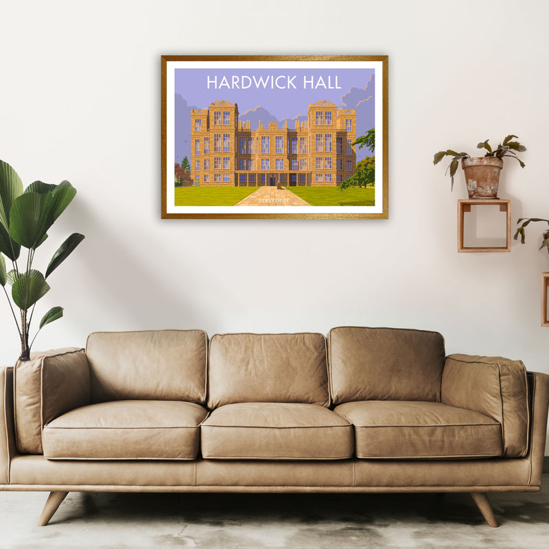 Derbyshire Hardwick Hall Art Print by Stephen Millership A1 Print Only