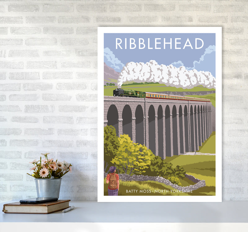 Ribblehead Travel Art Print By Stephen Millership A1 Black Frame