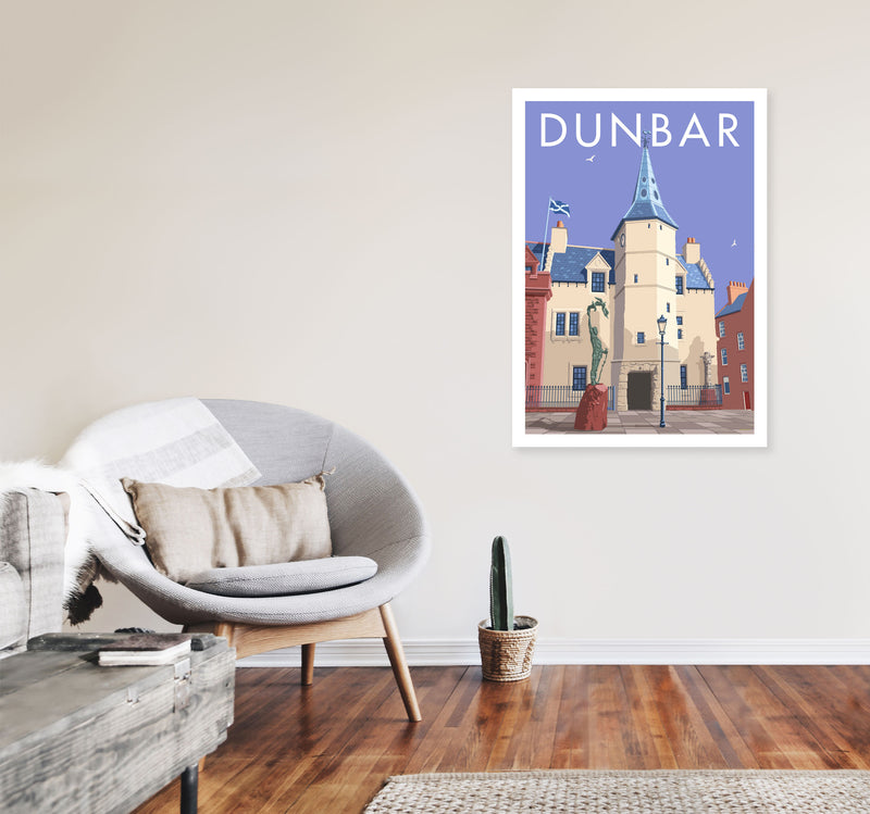 Dunbar by Stephen Millership A1 Black Frame