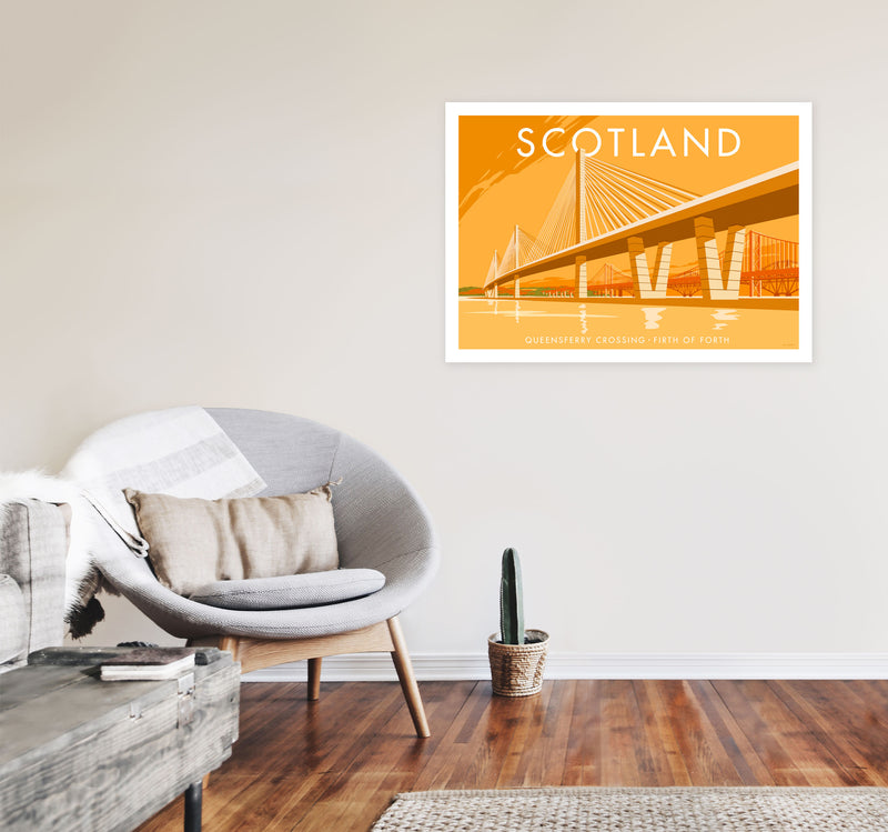 Scotland by Stephen Millership A1 Black Frame