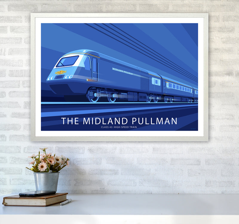 Hst Pulman Travel Art Print By Stephen Millership A1 Oak Frame