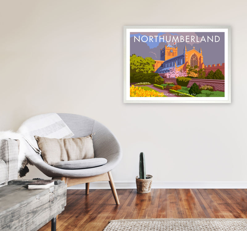 Northumberland by Stephen Millership A1 Oak Frame