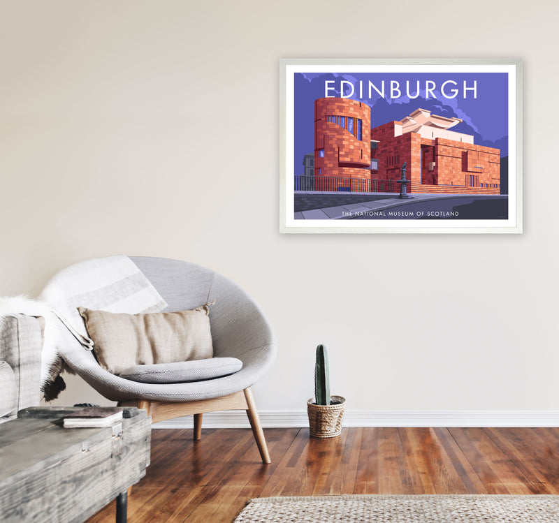 Edinburgh by Stephen Millership A1 Oak Frame
