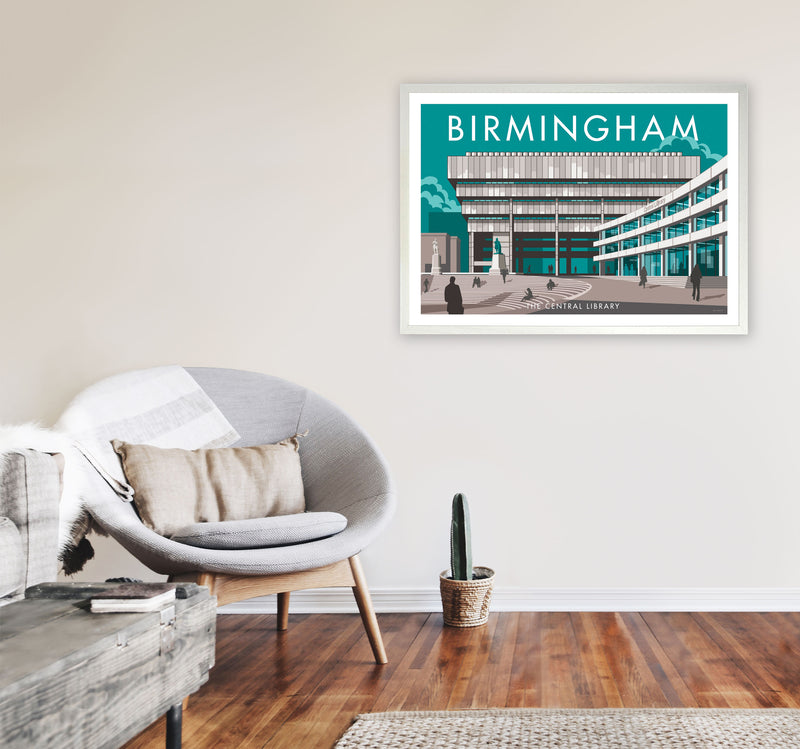 Birmingham by Stephen Millership A1 Oak Frame