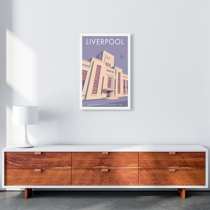 Liverpool Littlewoods Travel Art Print By Stephen Millership A2 Canvas