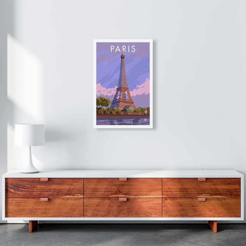 Paris Travel Art Print By Stephen Millership A2 Canvas