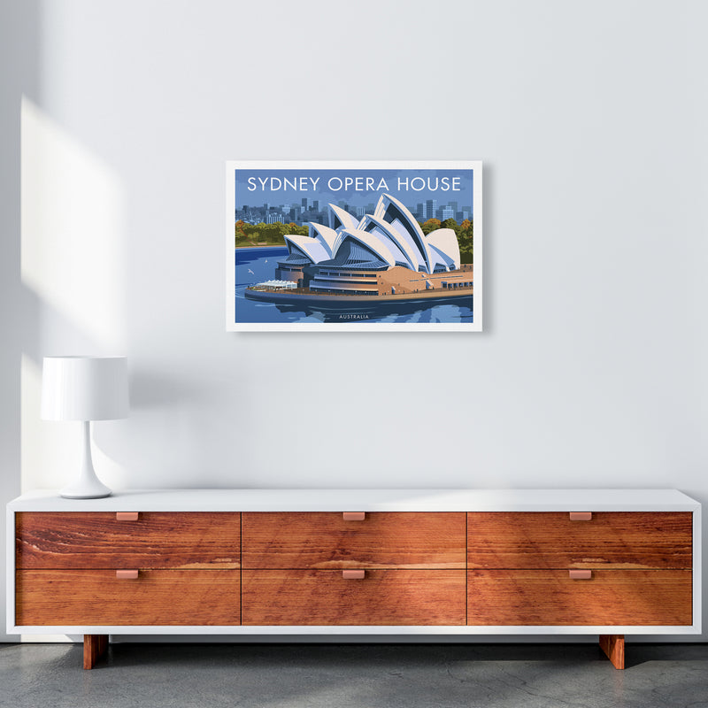 Sydney Opera House Travel Art Print By Stephen Millership A2 Canvas