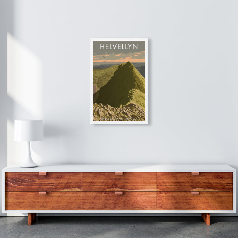 The Lakes Helvellyn Travel Art Print By Stephen Millership A2 Canvas