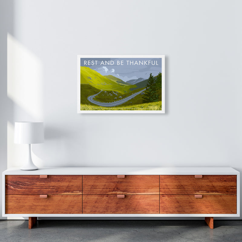 Scotland Rest And Be Thankful Art Print by Stephen Millership A2 Canvas