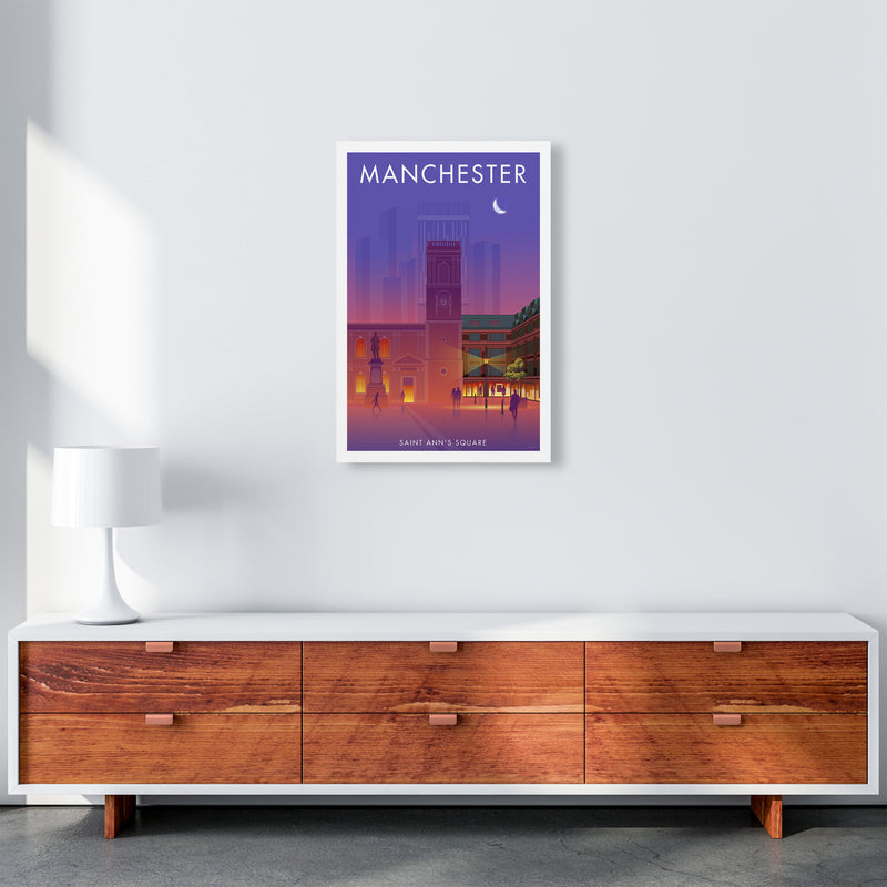 Manchester St Annes Sq Art Print by Stephen Millership 40x50 Travel Canvas