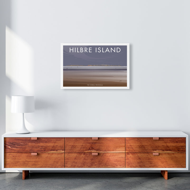 Wirral Hilbre Island Art Print by Stephen Millership A2 Canvas