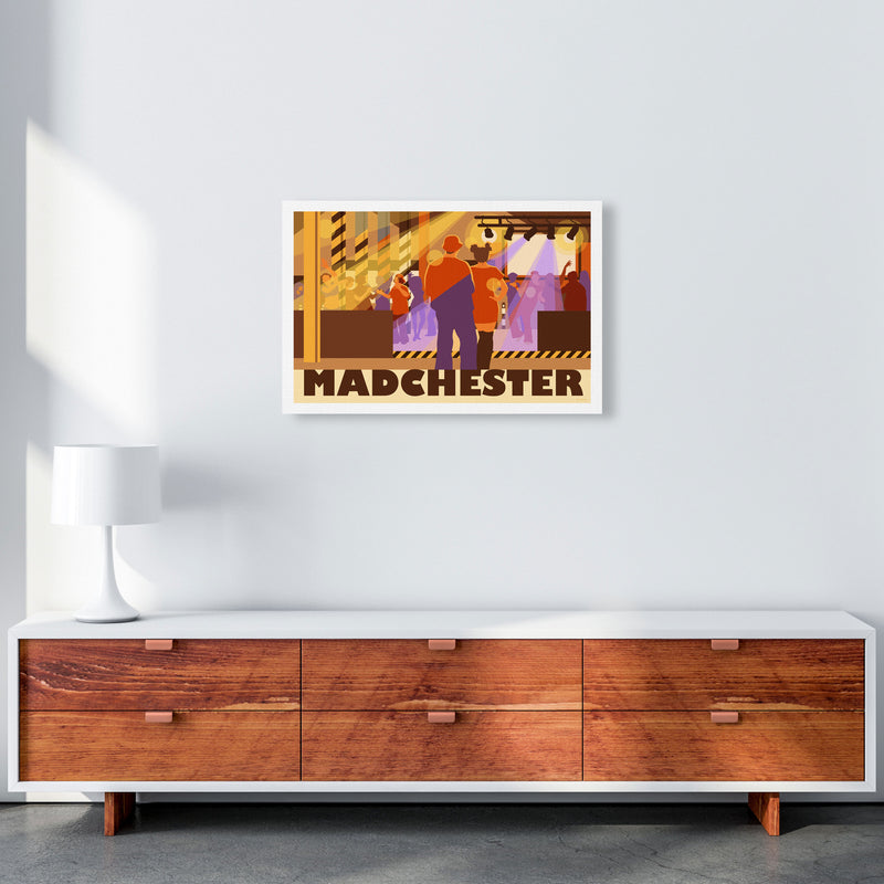 Madchester by Stephen Millership A2 Canvas