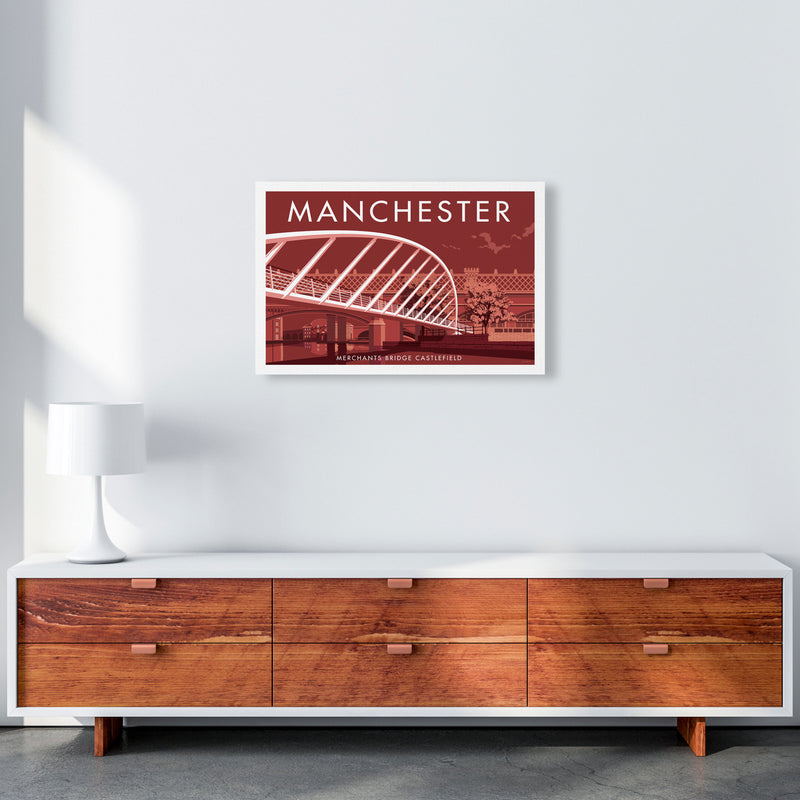 Manchester by Stephen Millership A2 Canvas